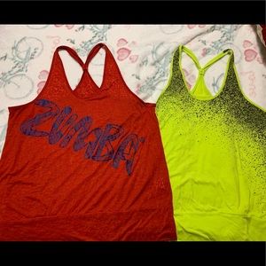 Zumba sleeveless tops